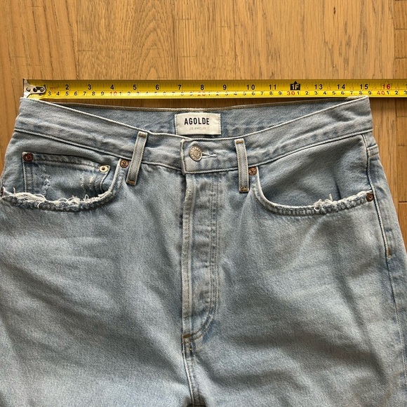 AGOLDE Women’s Jeans – Size 29 – Light Wash Straight Leg - Picture 4 of 8